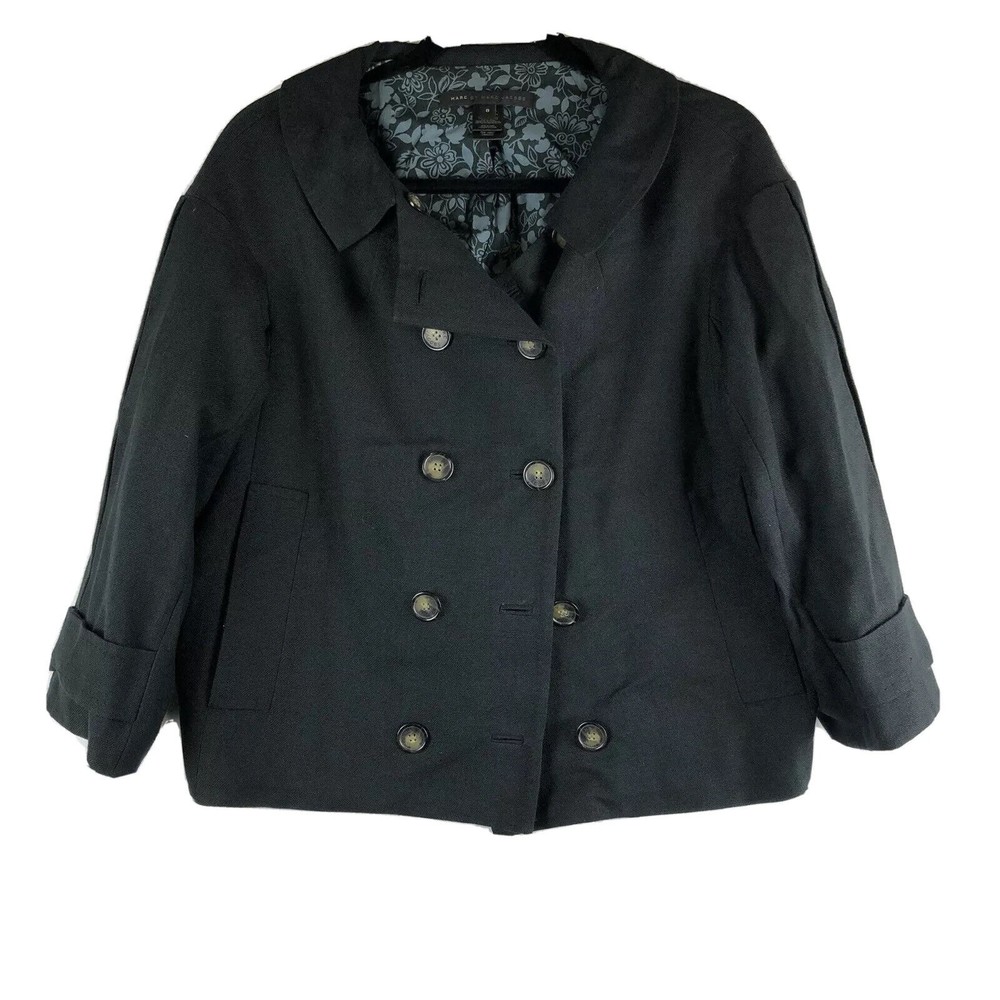 Marc By Marc Jacobs Womens Blazer Size 8 Cropped Jacket